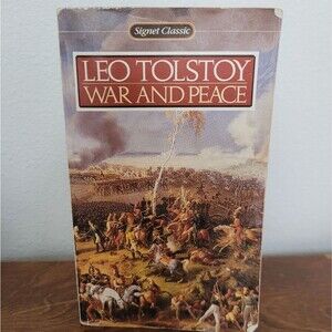 War and Peace by Leo Tolstoy Paperback Book